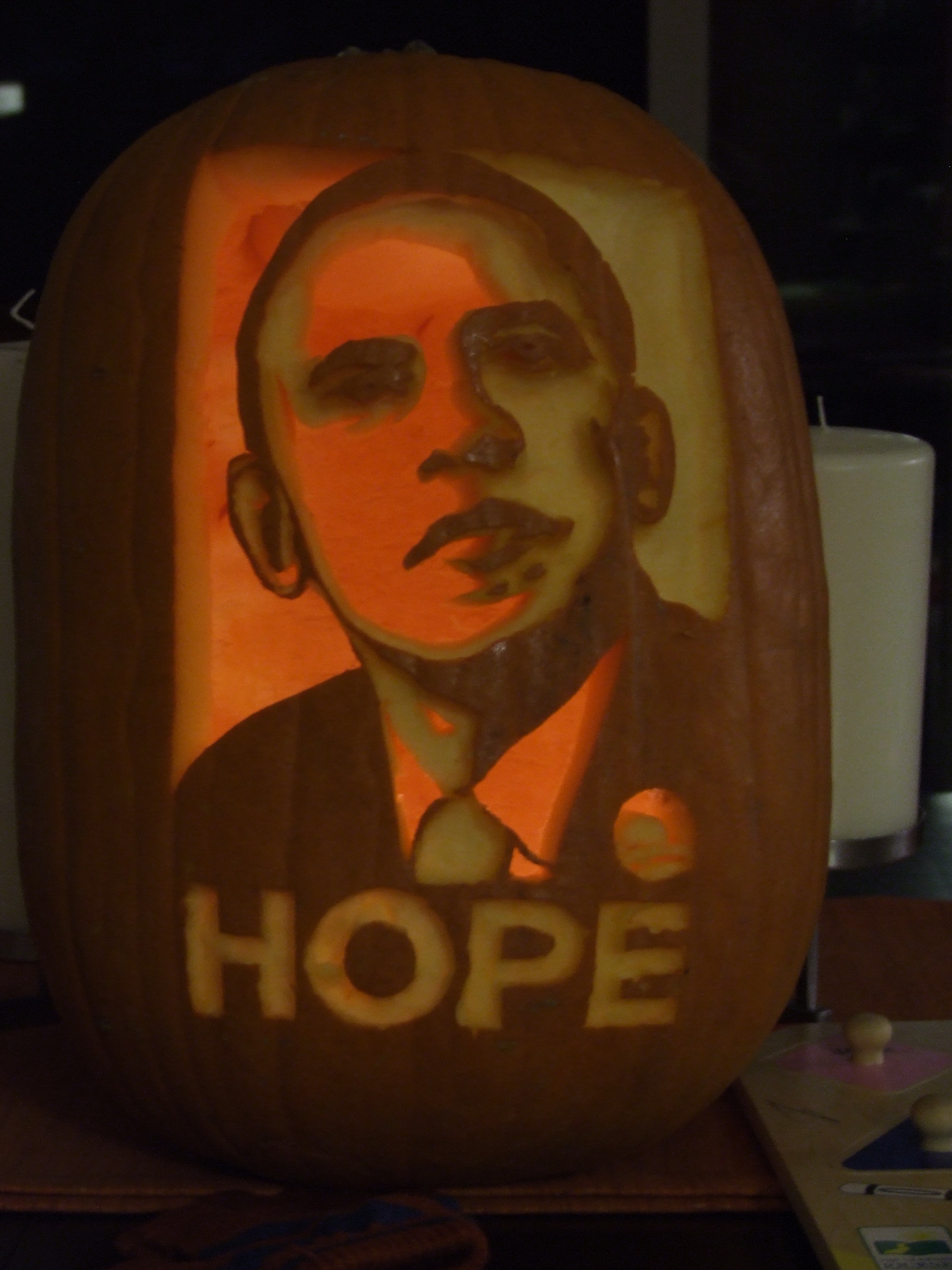 Barack-O-Lantern by Mrs. Matthews