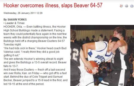 hooker beaver basketball