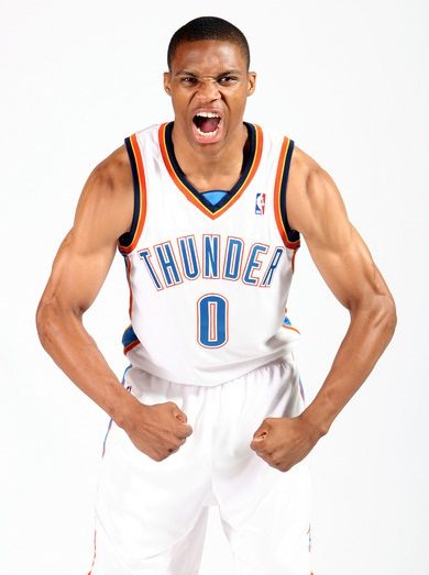 Russell-Westbrook angry