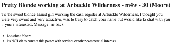 M4W - Arbuckle Wilderness