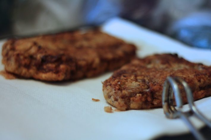 Post-frying steaks again