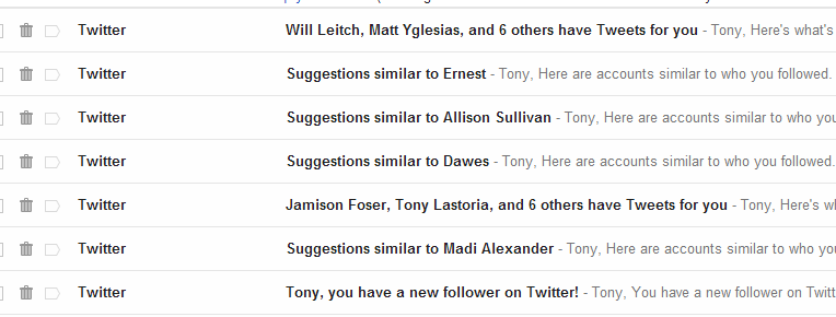 twitter emails