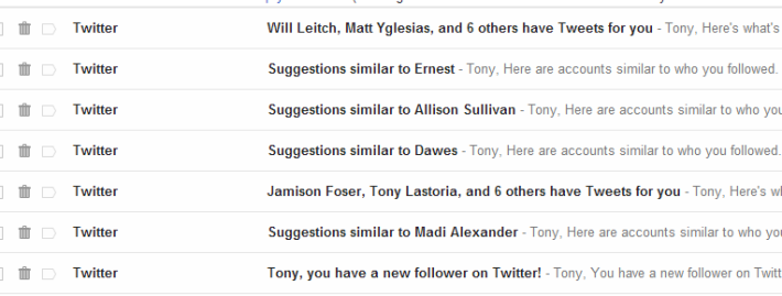 twitter emails