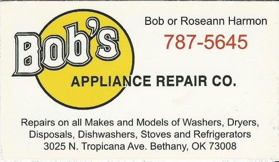 bobs appliance repair