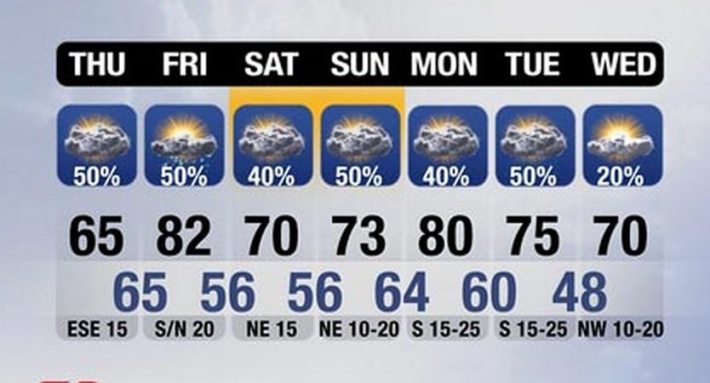 7 day forecast