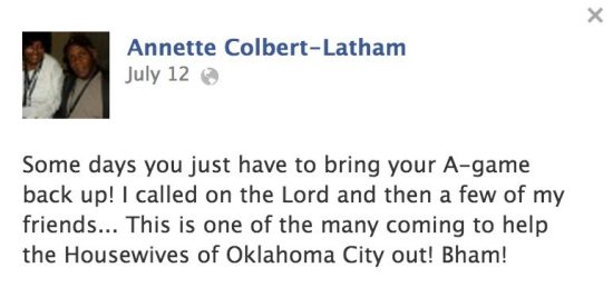 Annette Colbert-Latham facebook