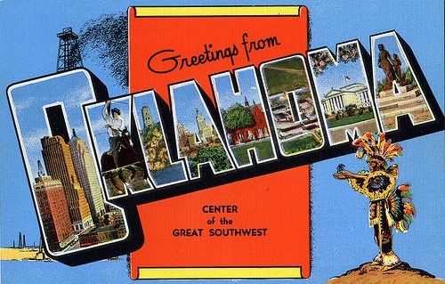 oklahoma postcard