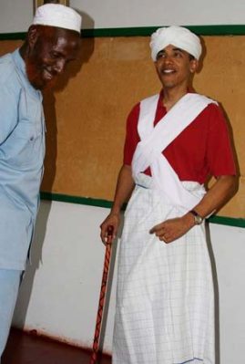 US SENATOR BARACK OBAMA IN KENYA