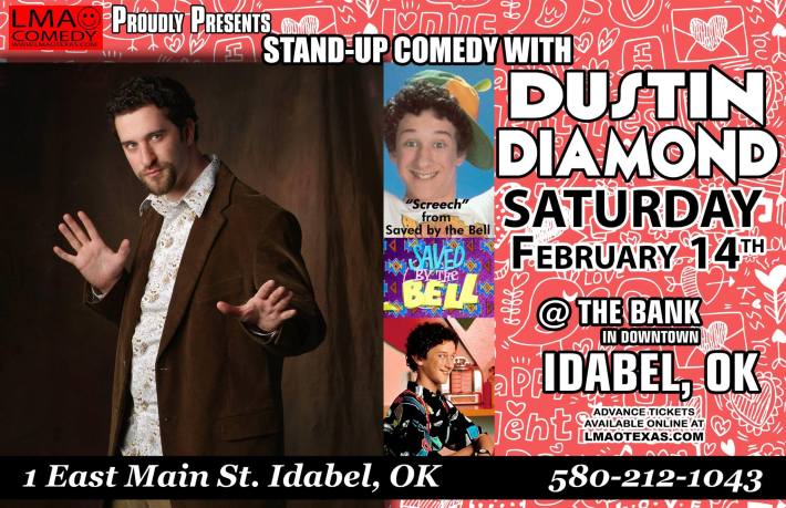 dustin diamond stand up oklahoma