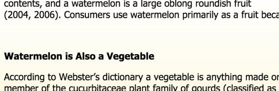 watermelon veggie