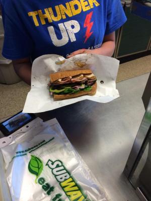big subway sandwich