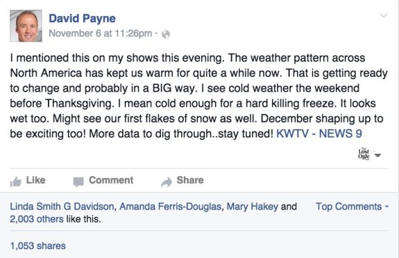 david payne winter weather hype
