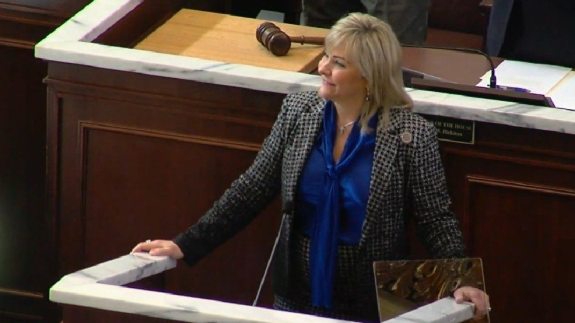 mary fallin state of state