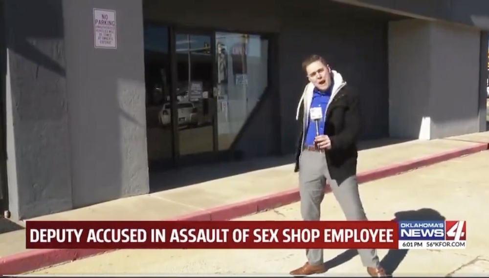 MustWatch TV KFOR Reporter Reenacts Deranged Deputy’s Christie’s Toy Box Rampage The Lost Ogle